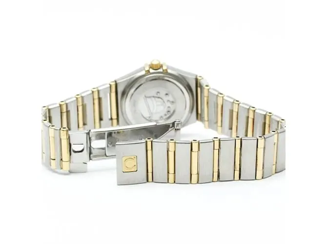 Reloj Omega Constellation con esfera de MOP y diamantes 