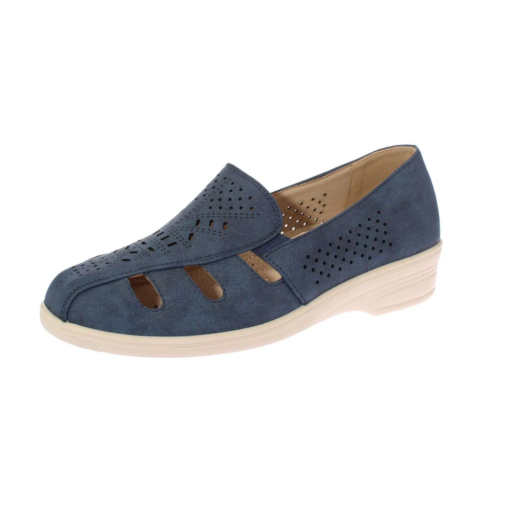 Sandalia Confort Azul Vía Franca Art. 5flxn0046bblue
