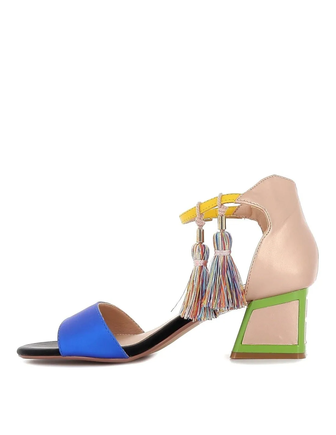 Sandalia de con flecos para mujer EXE