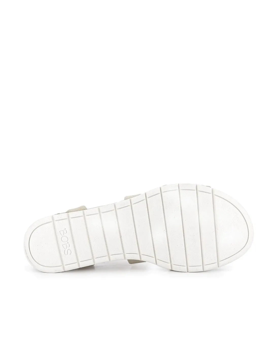 Sandalia elásticos diseño tiras cruzadas beige Skechers