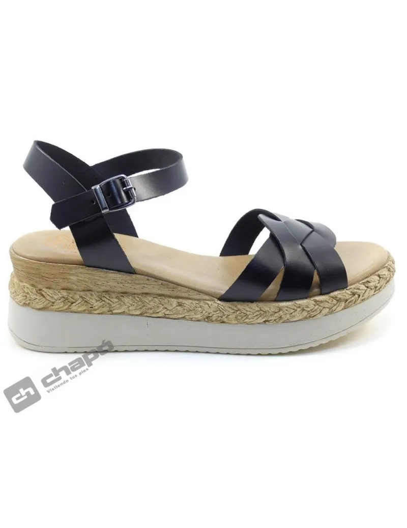 Sandalia Negro Porronet 3032