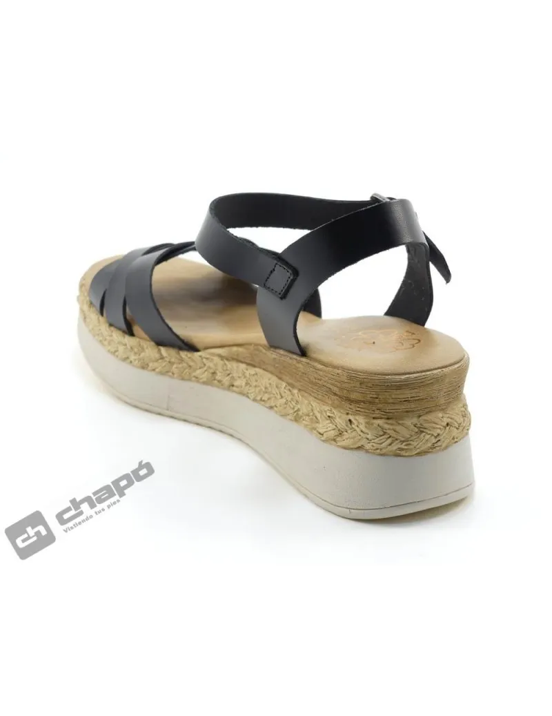 Sandalia Negro Porronet 3032
