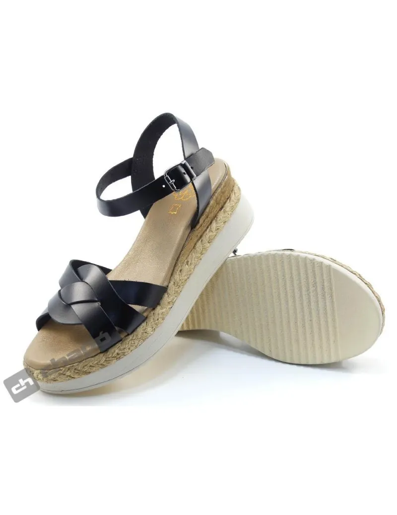 Sandalia Negro Porronet 3032