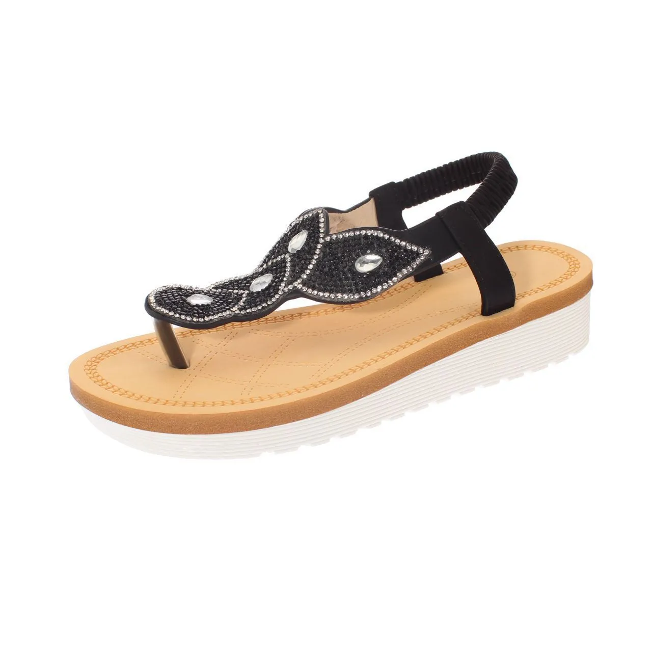 Sandalia Negro Vía Franca Art. 52109b30805black