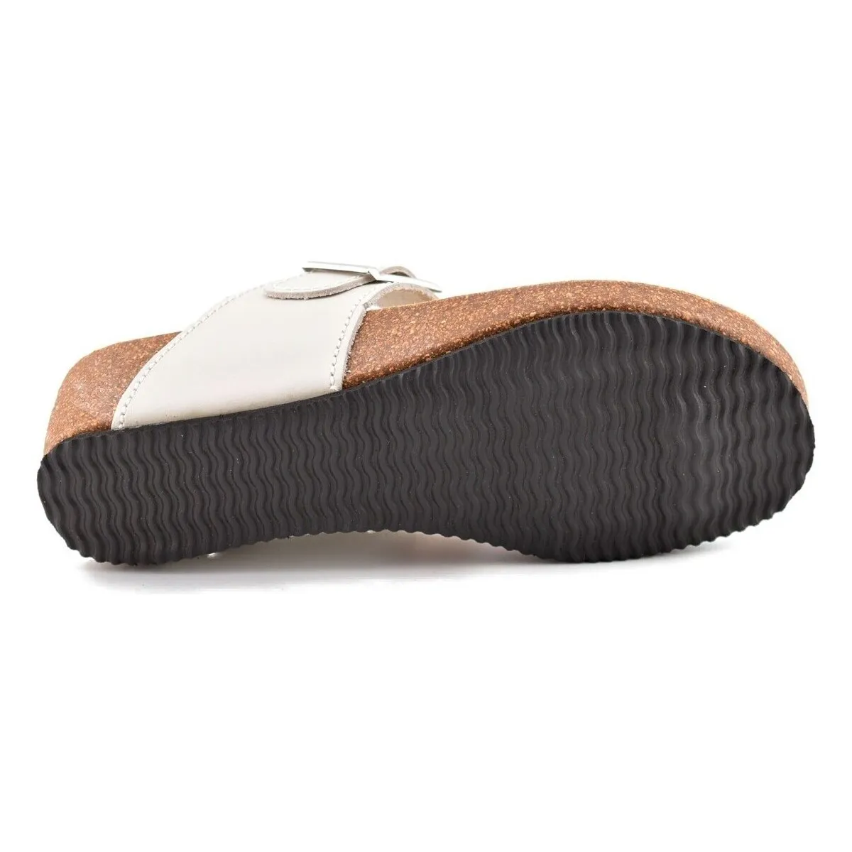 Sandalias Bio de piel beige by