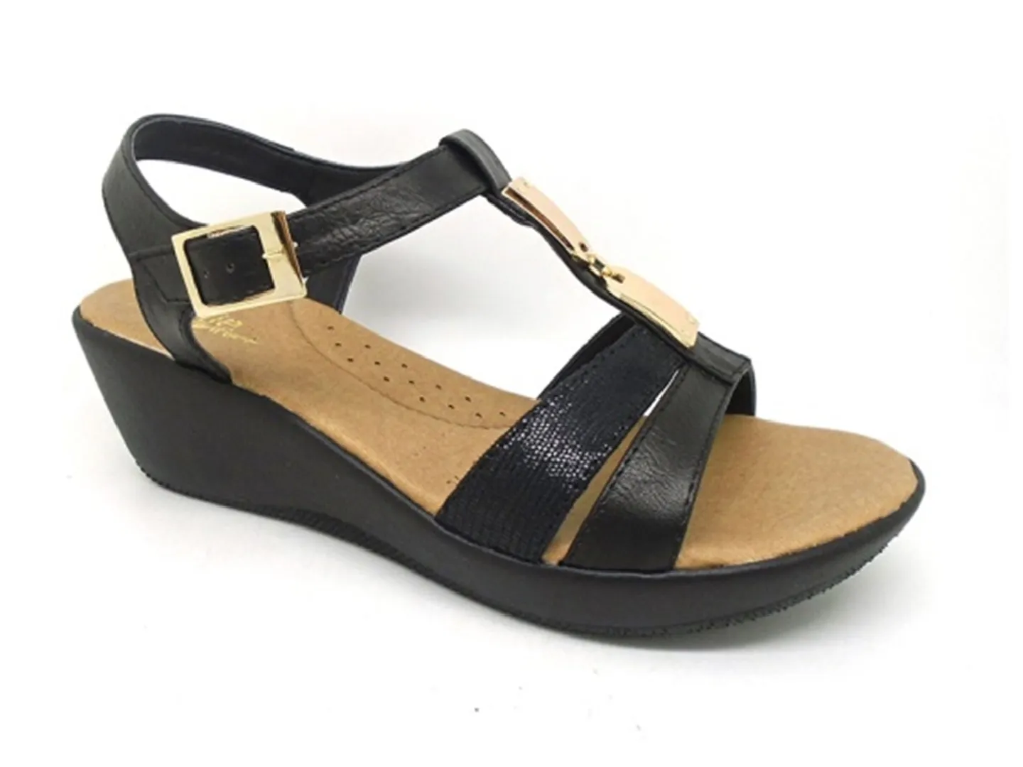 Sandalias De Media Plataforma Paulie 2638 Para Mujer