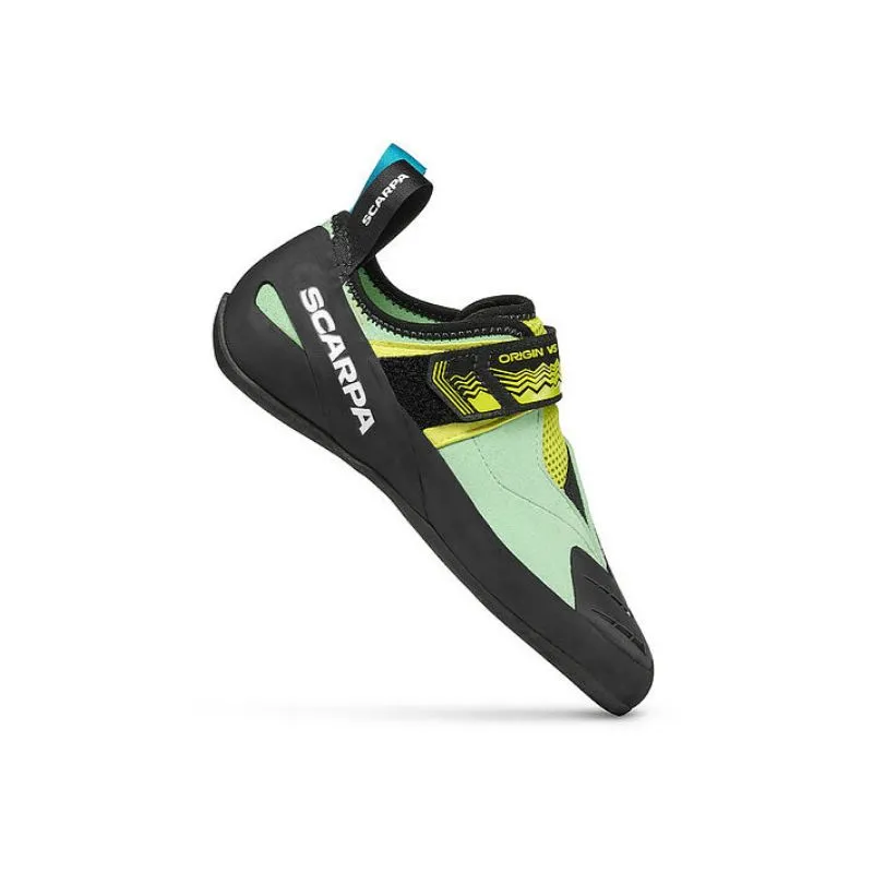 Scarpa Origin VS (Pastel Green Lime) Calcetín de escalada para mujer