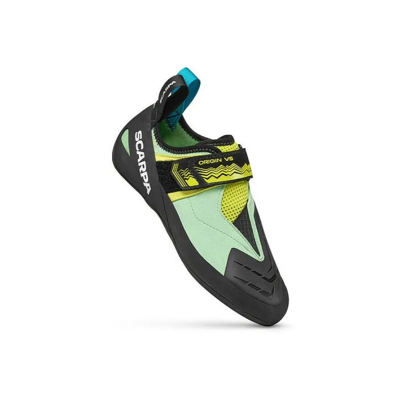 Scarpa Origin VS (Pastel Green Lime) Calcetín de escalada para mujer