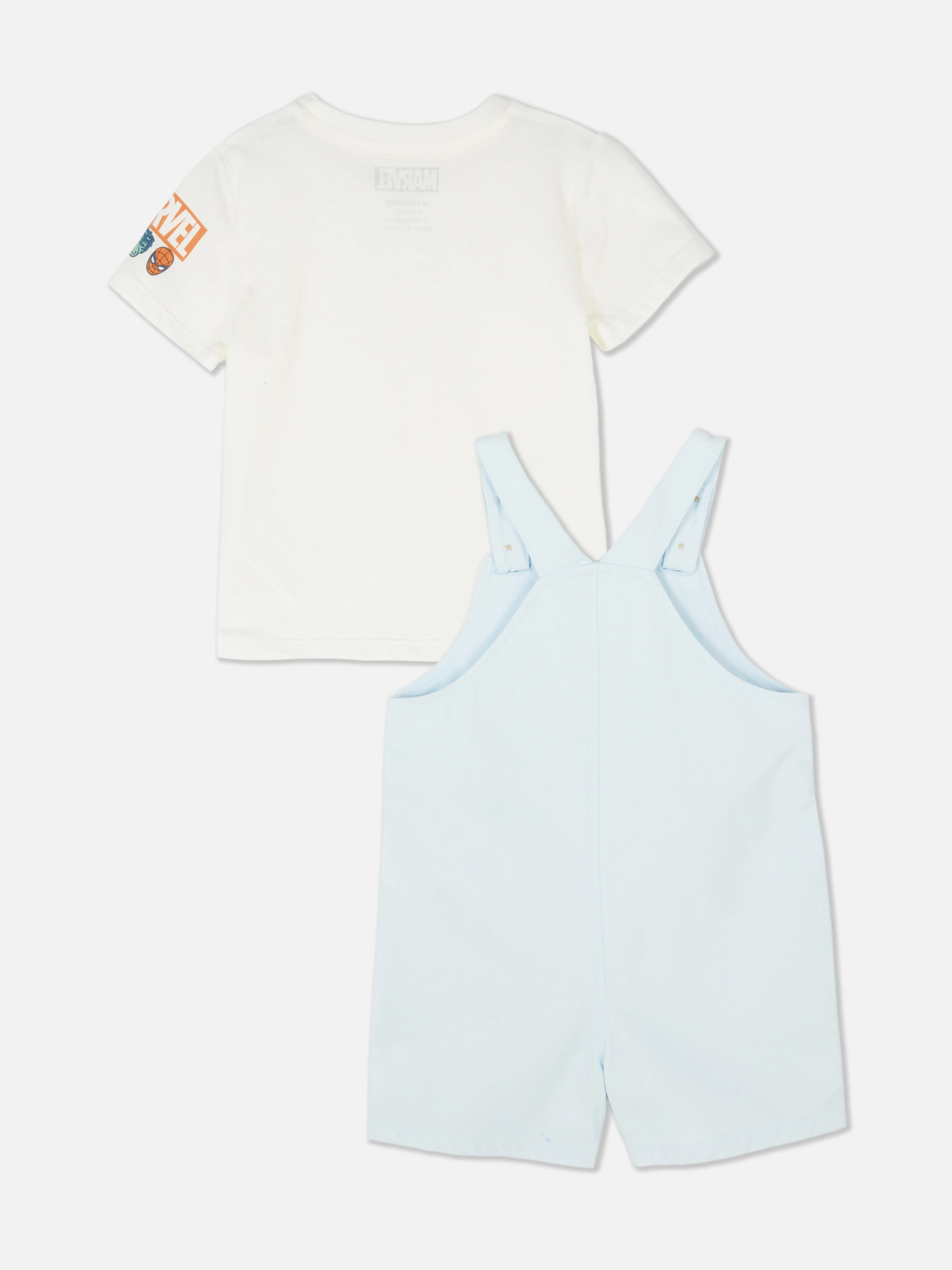 Set de camiseta y peto de Los Vengadores de Marvel