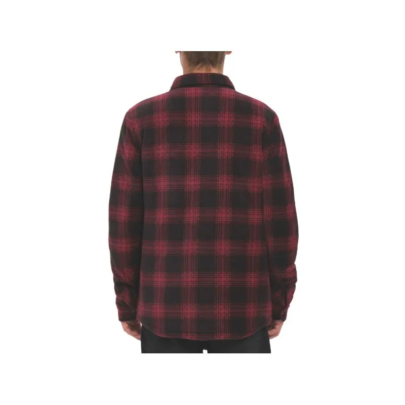 Sobrecamisa de hombre Volcom Bowered Fleece LS (WINE)