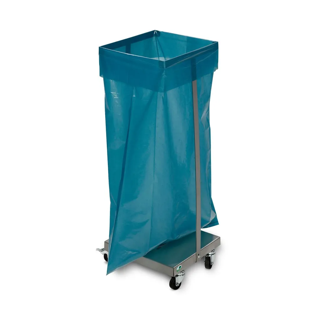 Soporte para bolsas de residuo de acero inoxidable VAR®, 60 litros, móvil