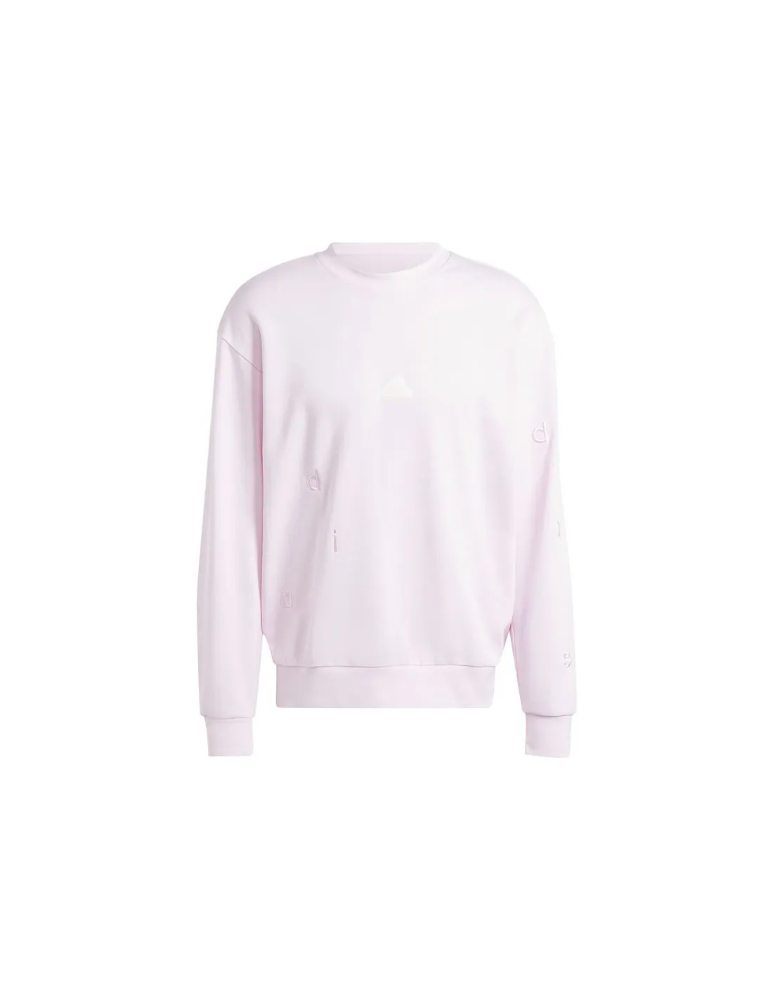 Sudadera adidas Bl Ft Crew Q1 Hombre Rosa