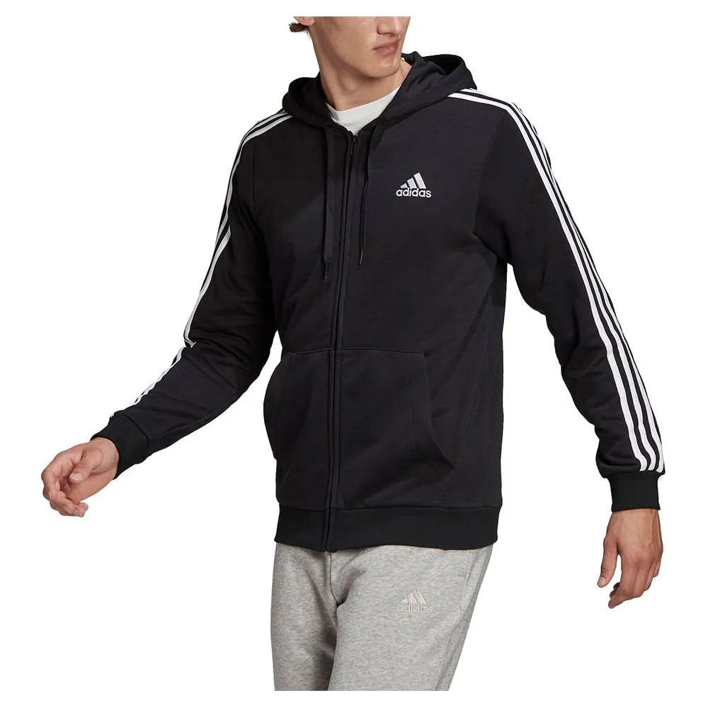 SUDADERA ADIDAS M 3S FREN TERR FZ HD NEGRO JACKET IC0433