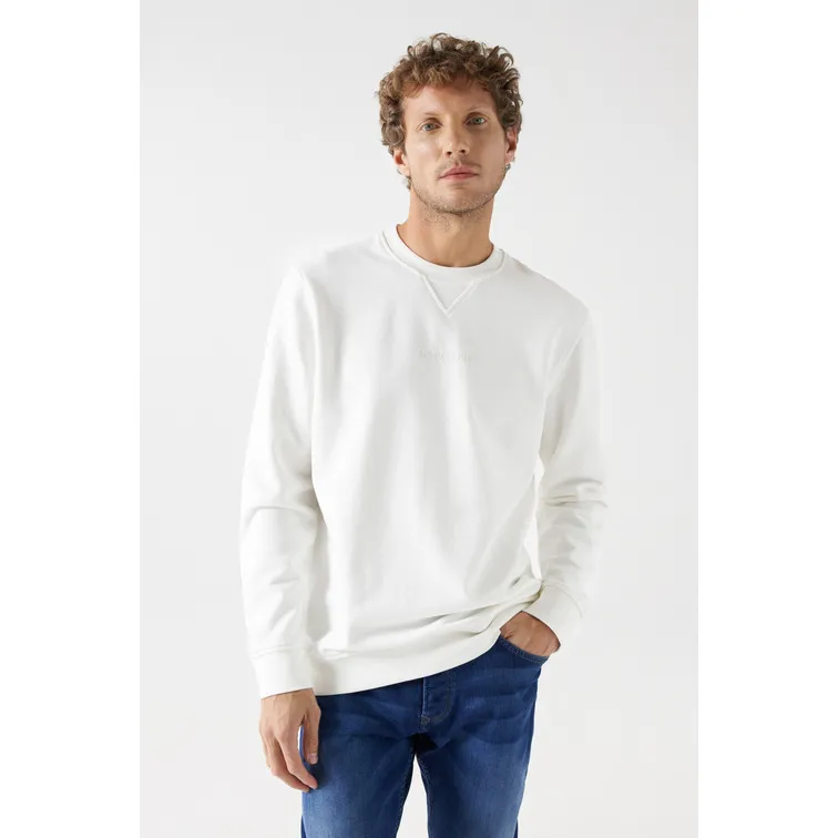 SUDADERA CON BRANDING HOMBRE SALSA