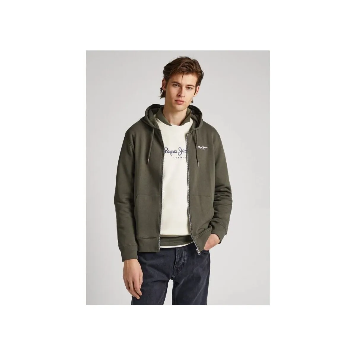 SUDADERA  EDWARD ZIP HOMBRE