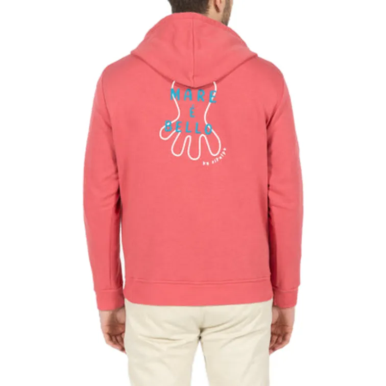 SUDADERA HOMBRE  PULPO SUDADERA CAPUCHA BORDADO IL MA
