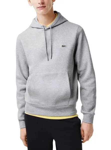 Sudadera Lacoste SH9623 Gris Para Hombre