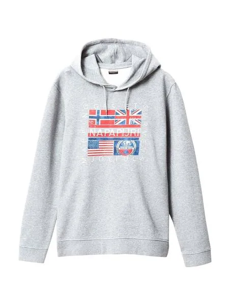 sudadera napapijri bachu gris hombre