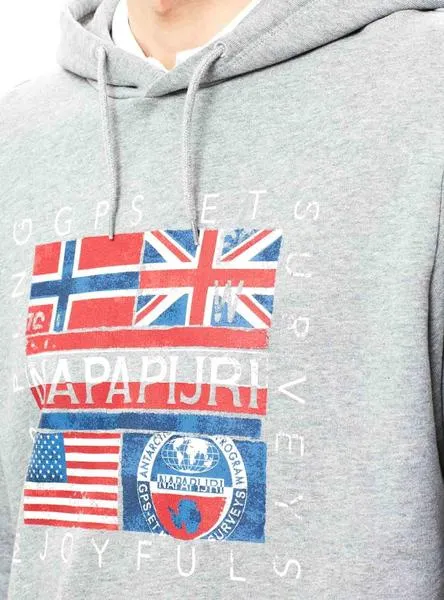 sudadera napapijri bachu gris hombre