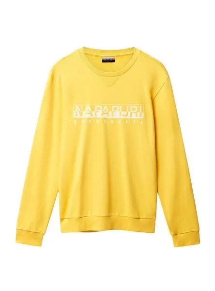 sudadera napapijri bevora amarillo hombre