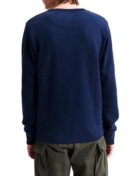 sudadera superdry vintage marino hombre