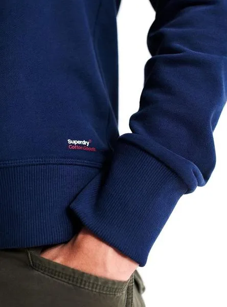 sudadera superdry vintage marino hombre