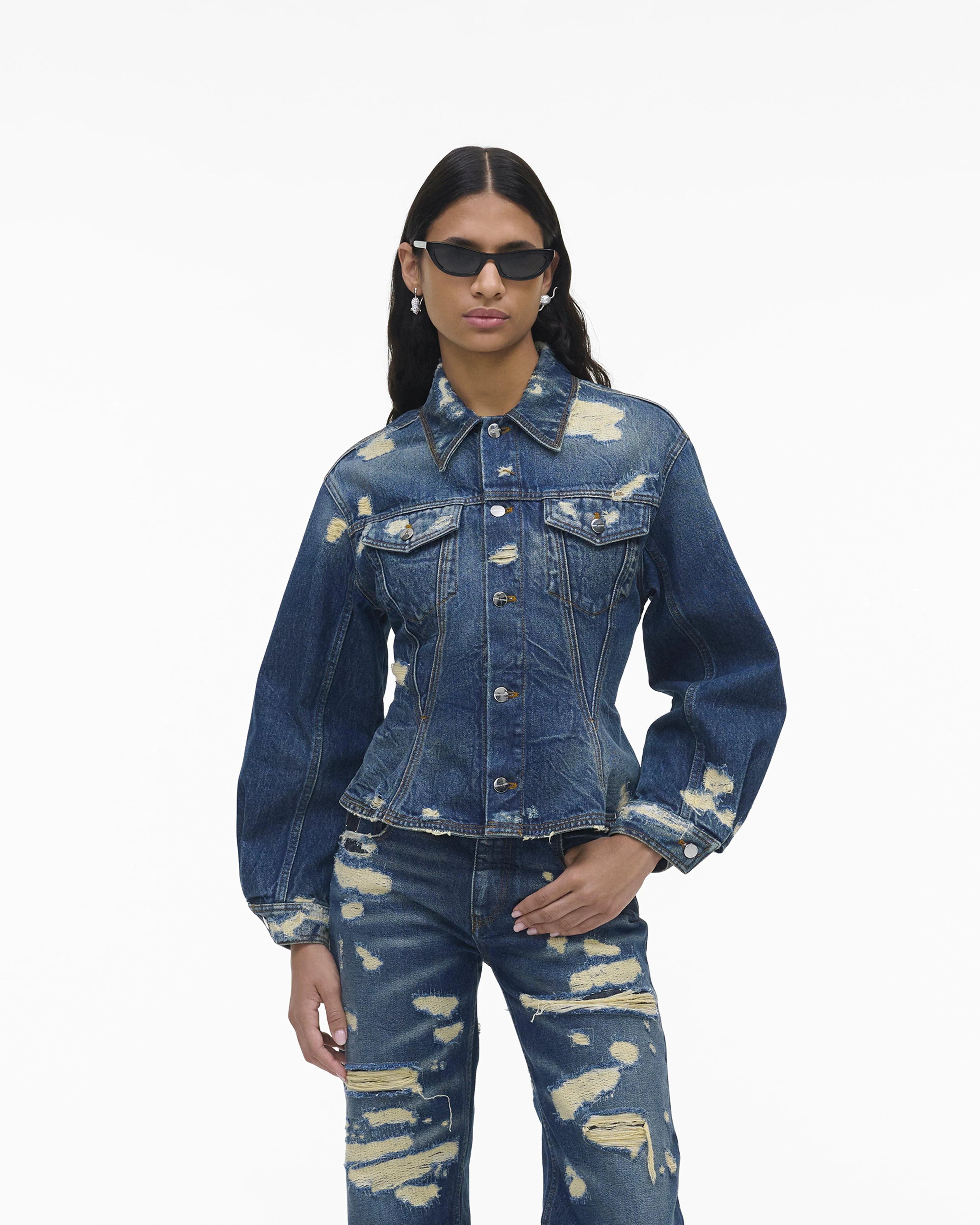 The Rip And Repair Fluted Denim Jacket