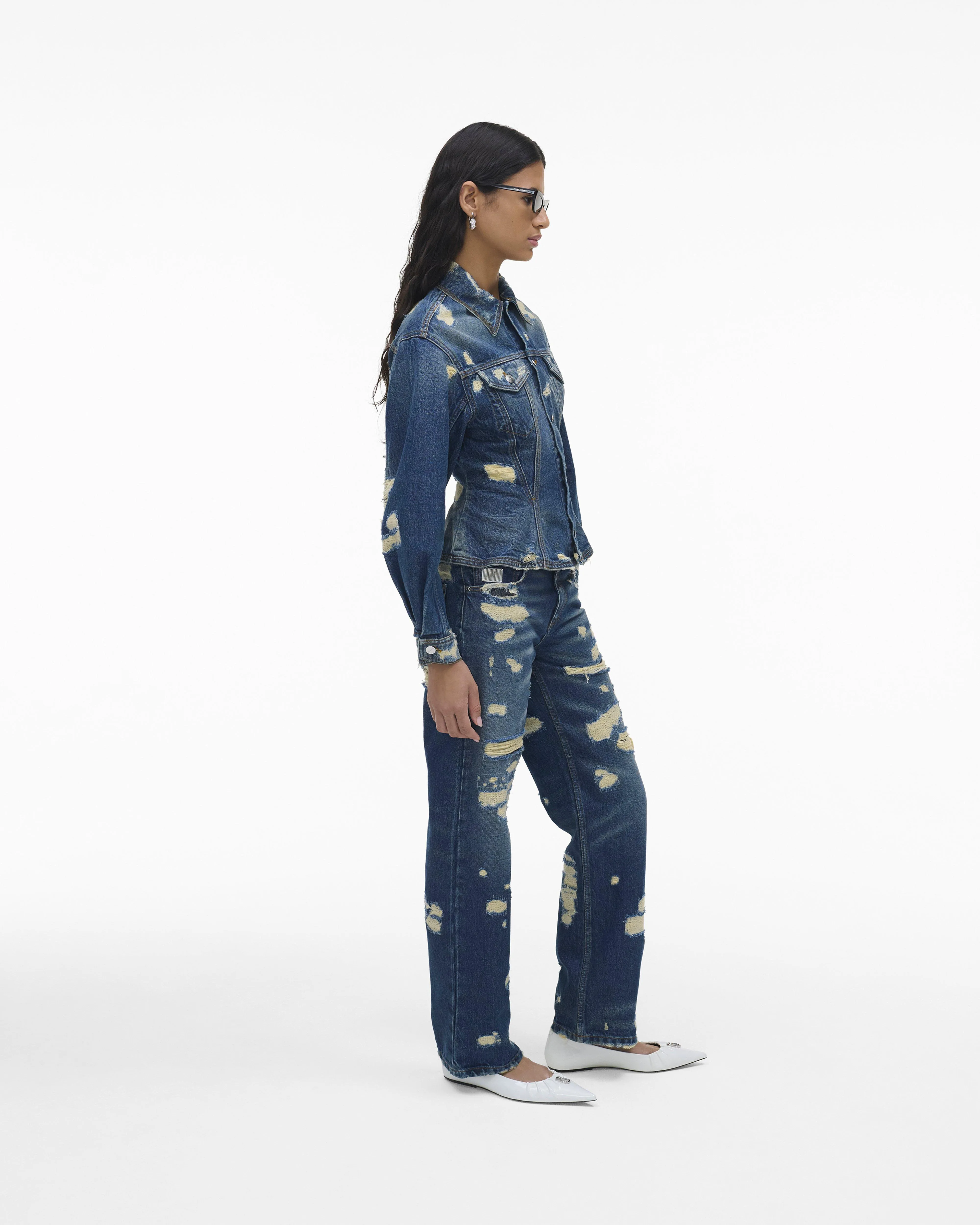 The Rip And Repair Fluted Denim Jacket