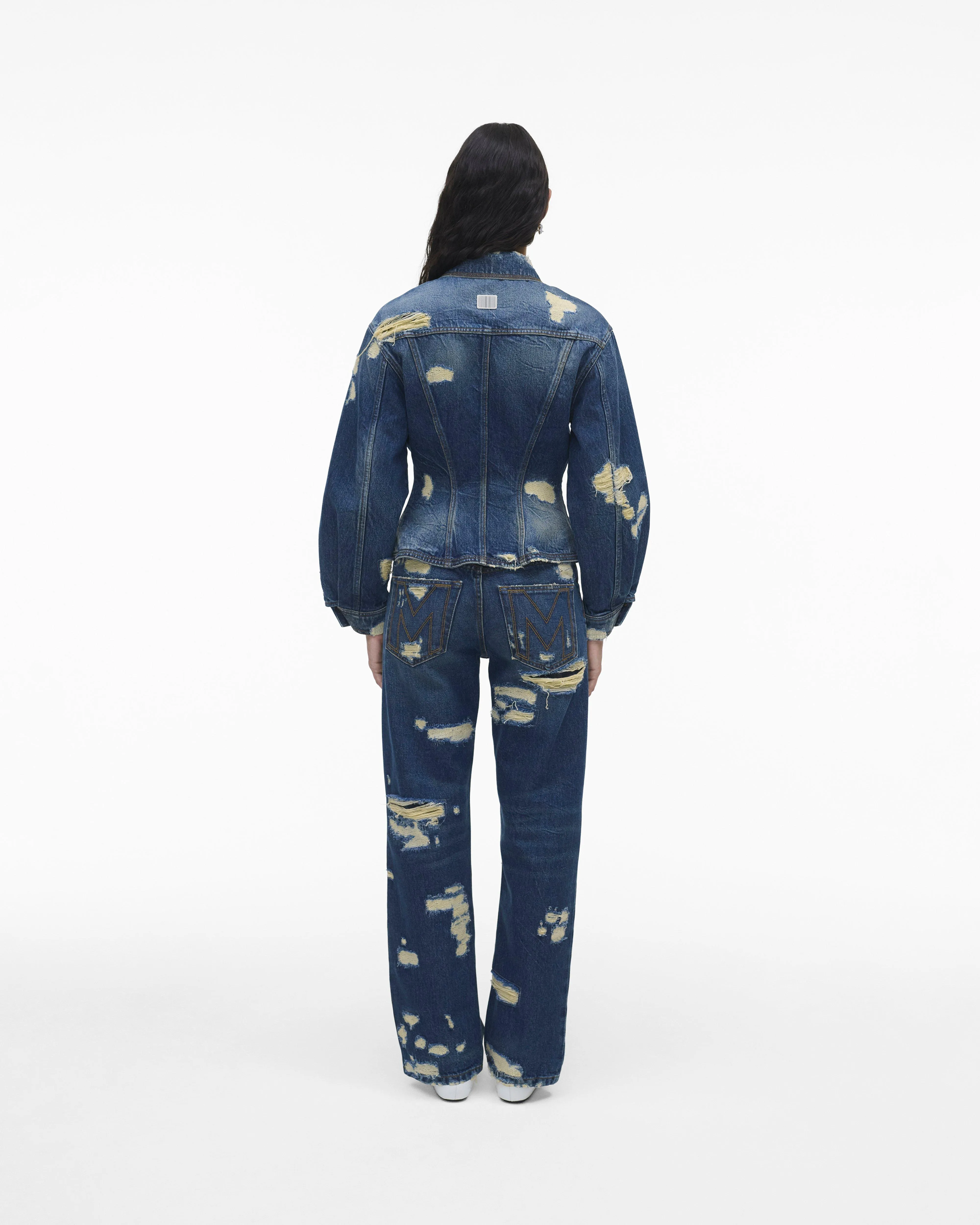 The Rip And Repair Fluted Denim Jacket