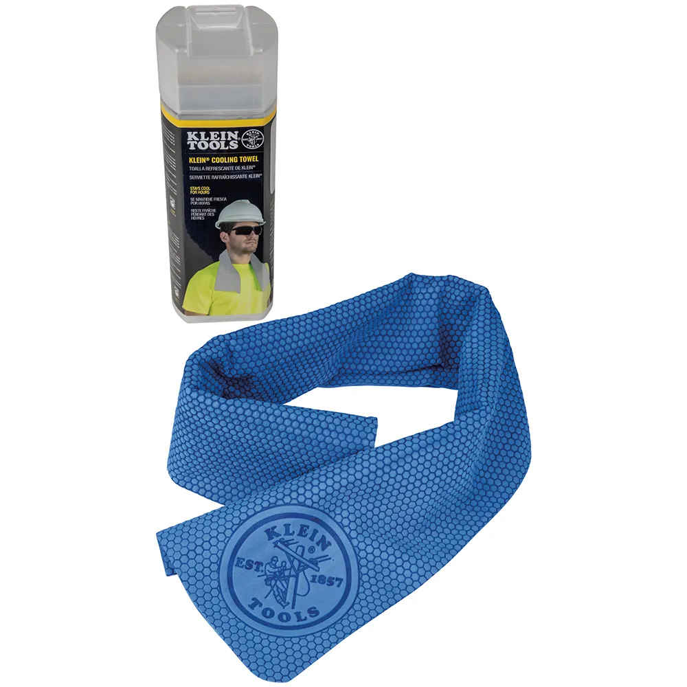 Toalla refrescante de Klein, azul