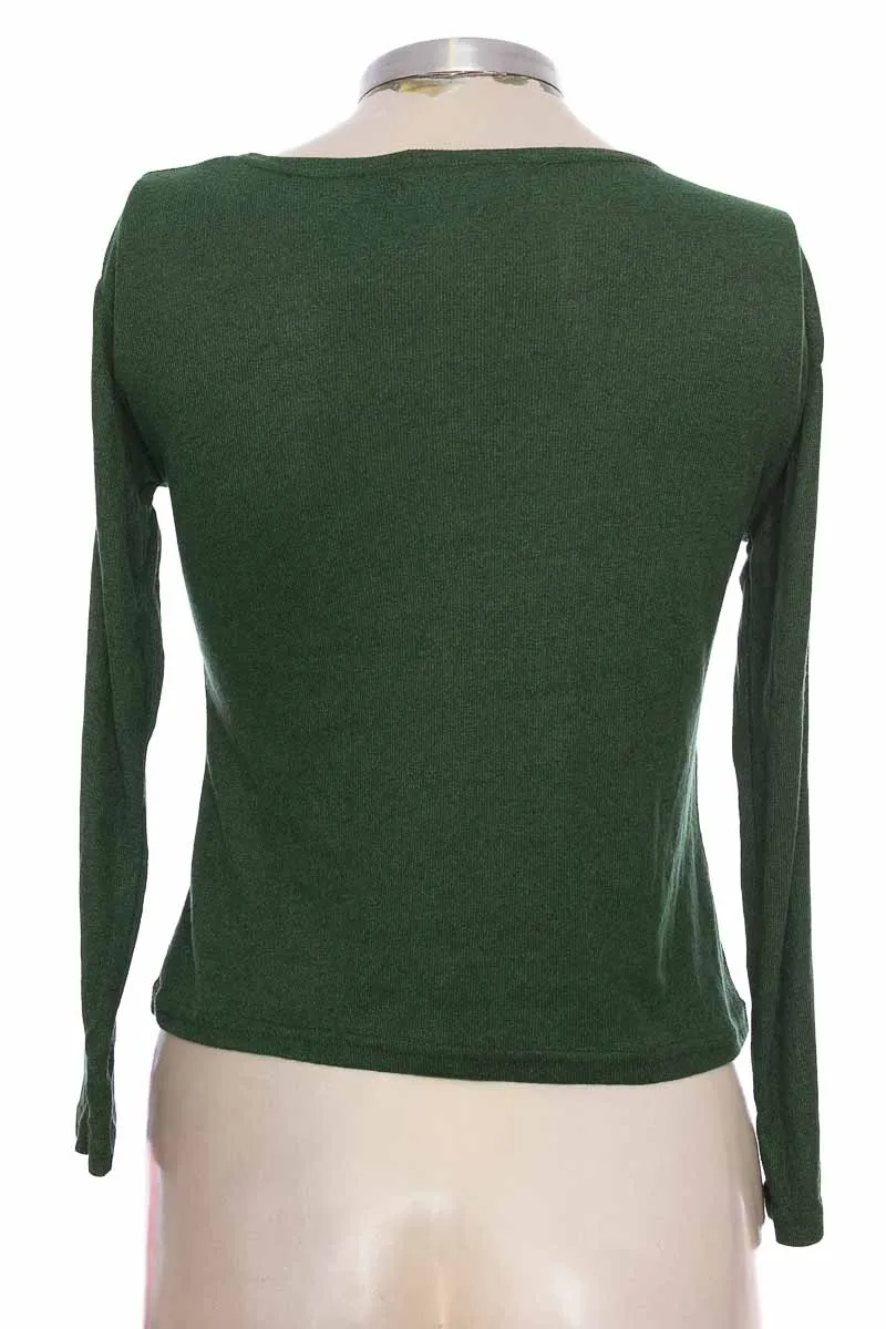 TOP / CAMISETA COLOR VERDE  YASHUANG