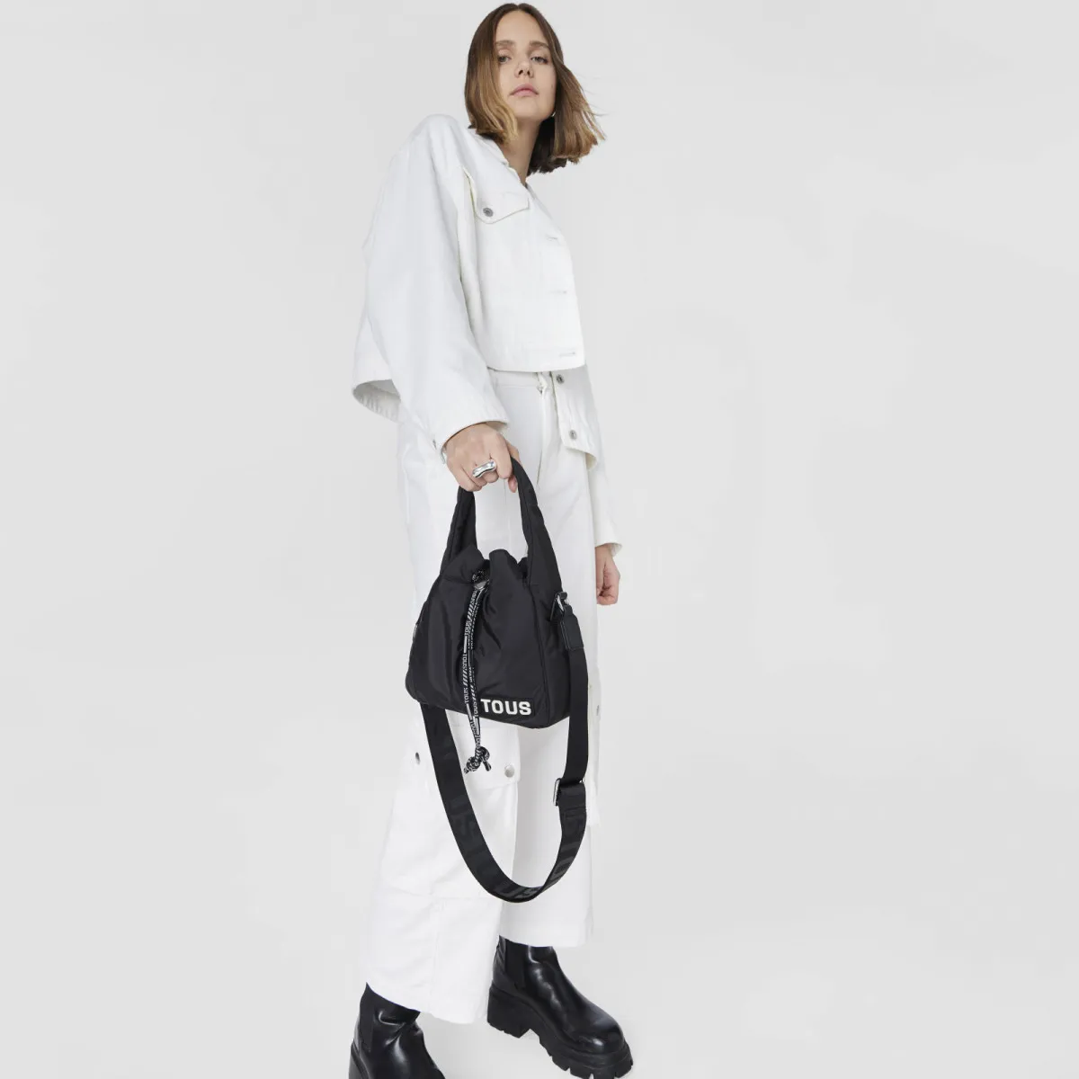 TOUS BOMBONERA CAROL SOFT NEGRO  TOUS