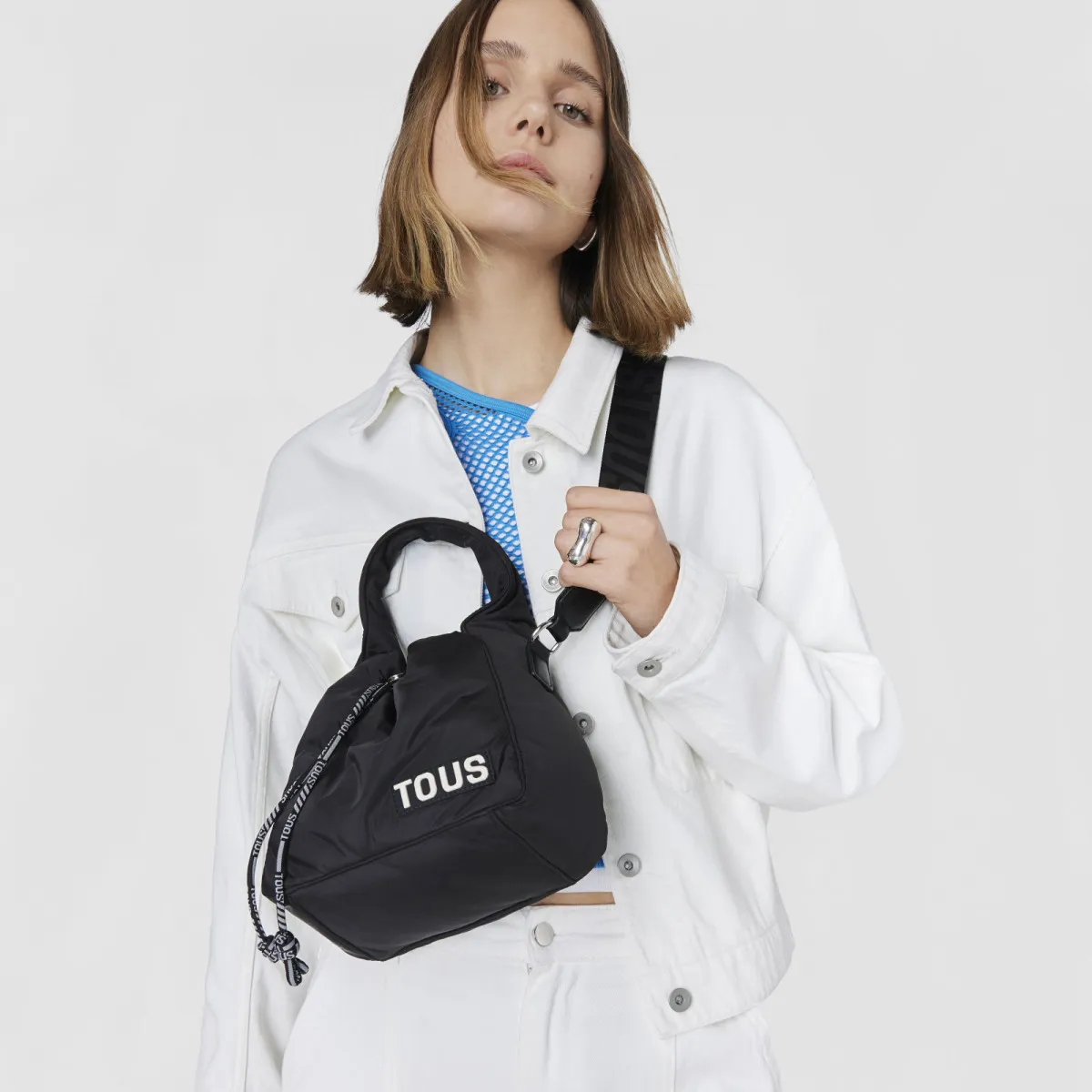 TOUS BOMBONERA CAROL SOFT NEGRO  TOUS
