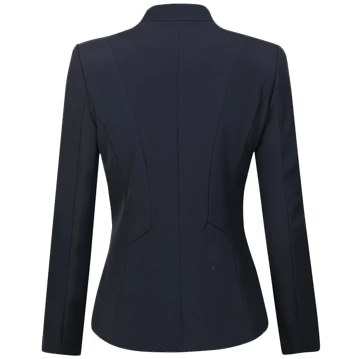 Traje de negocios de 2 piezas para mujer Ruffle Hem One Button Professional Workwear (blazer + falda)