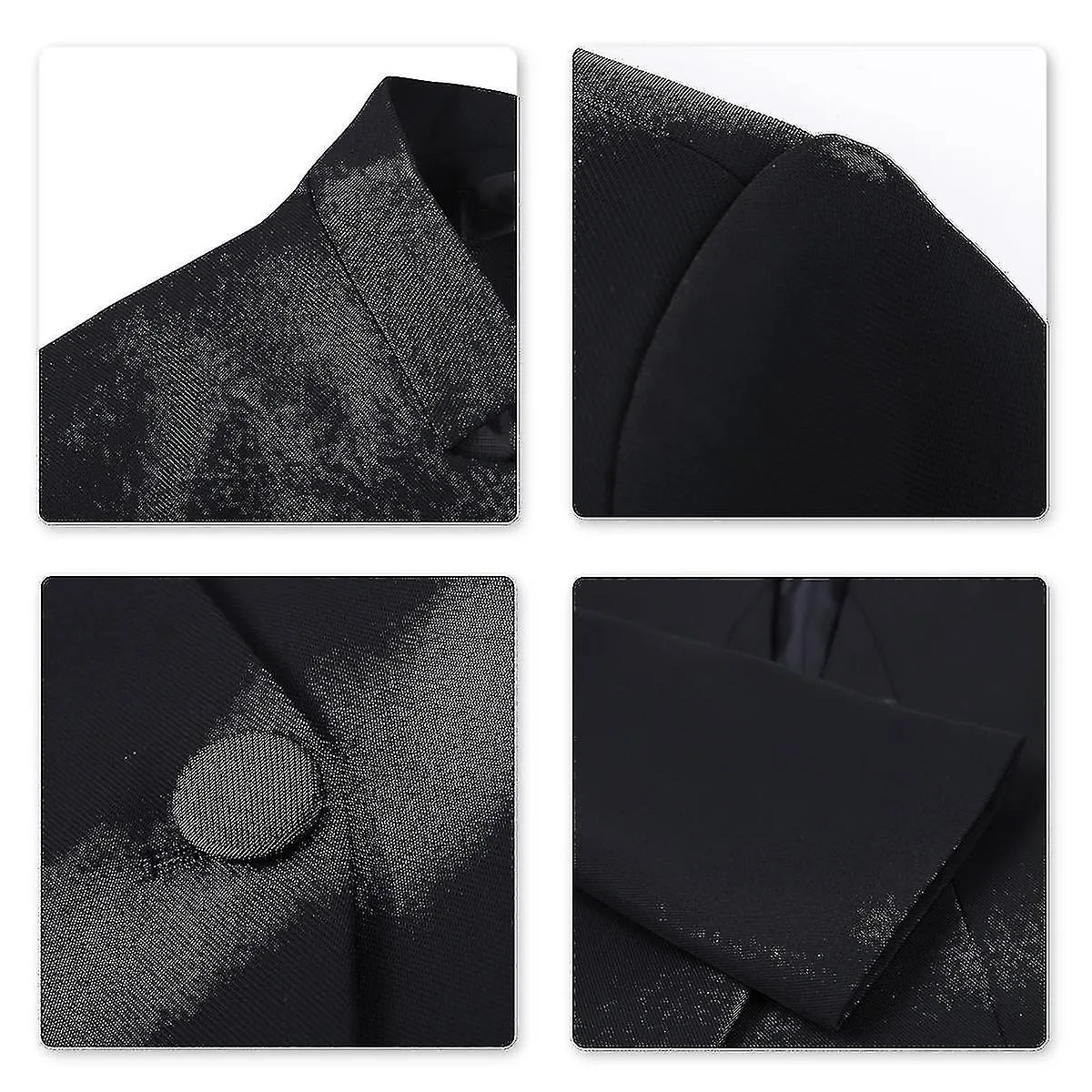 Traje de negocios de 2 piezas para mujer Ruffle Hem One Button Professional Workwear (blazer + falda)