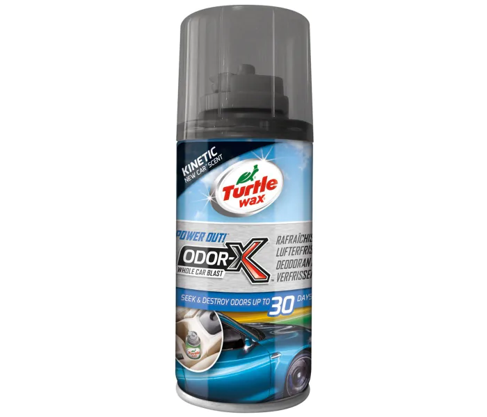 TURTLE WAX POWER OUT  ELIMINADOR DE OLORES ODOR X AROMA COCHE NUEVO 100ML