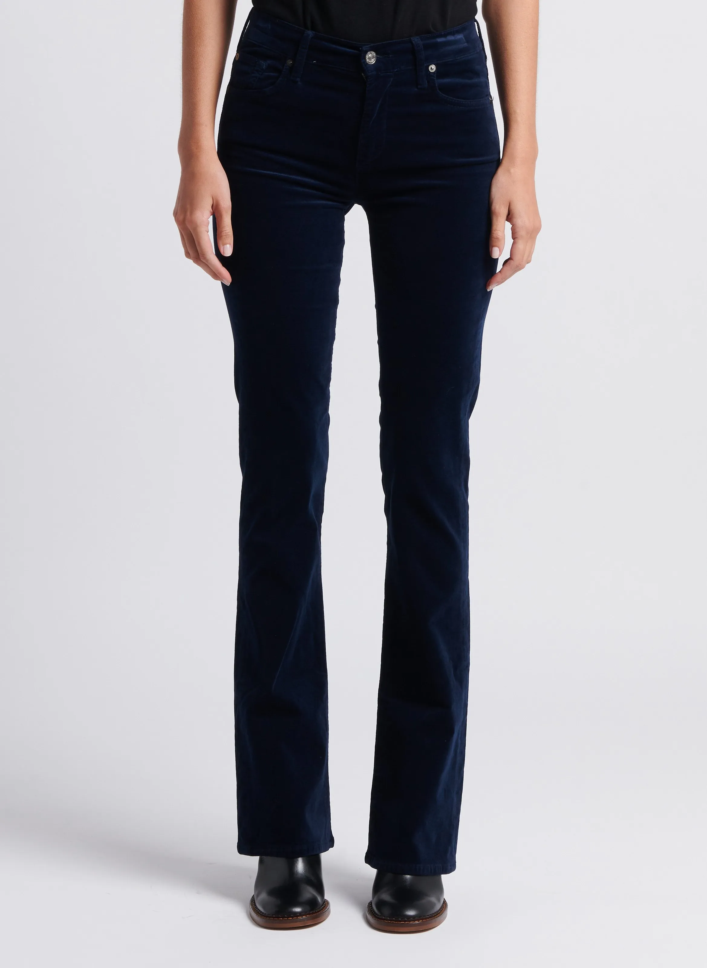 TWILIGHT  PANTALóN BOOTCUT DE MEZCLA DE ALGODóN EN AZUL