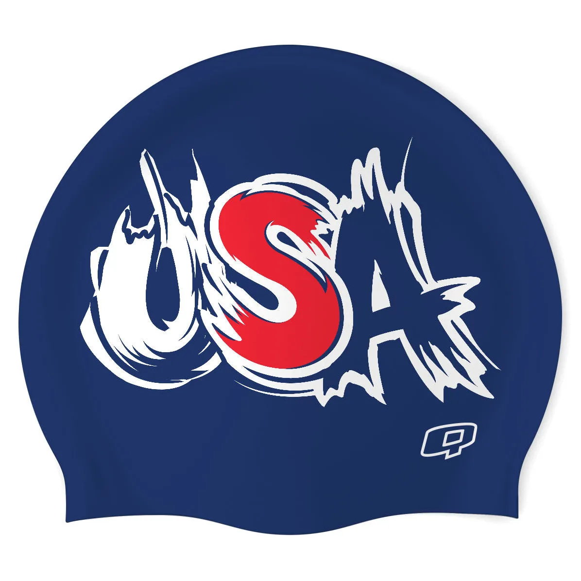 USA 02  SILICON SWIMMING CAP