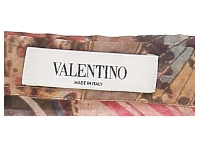 VALENTINO GARAVANI Tops Camiseta.ÉL 48 Algodón Castaño 