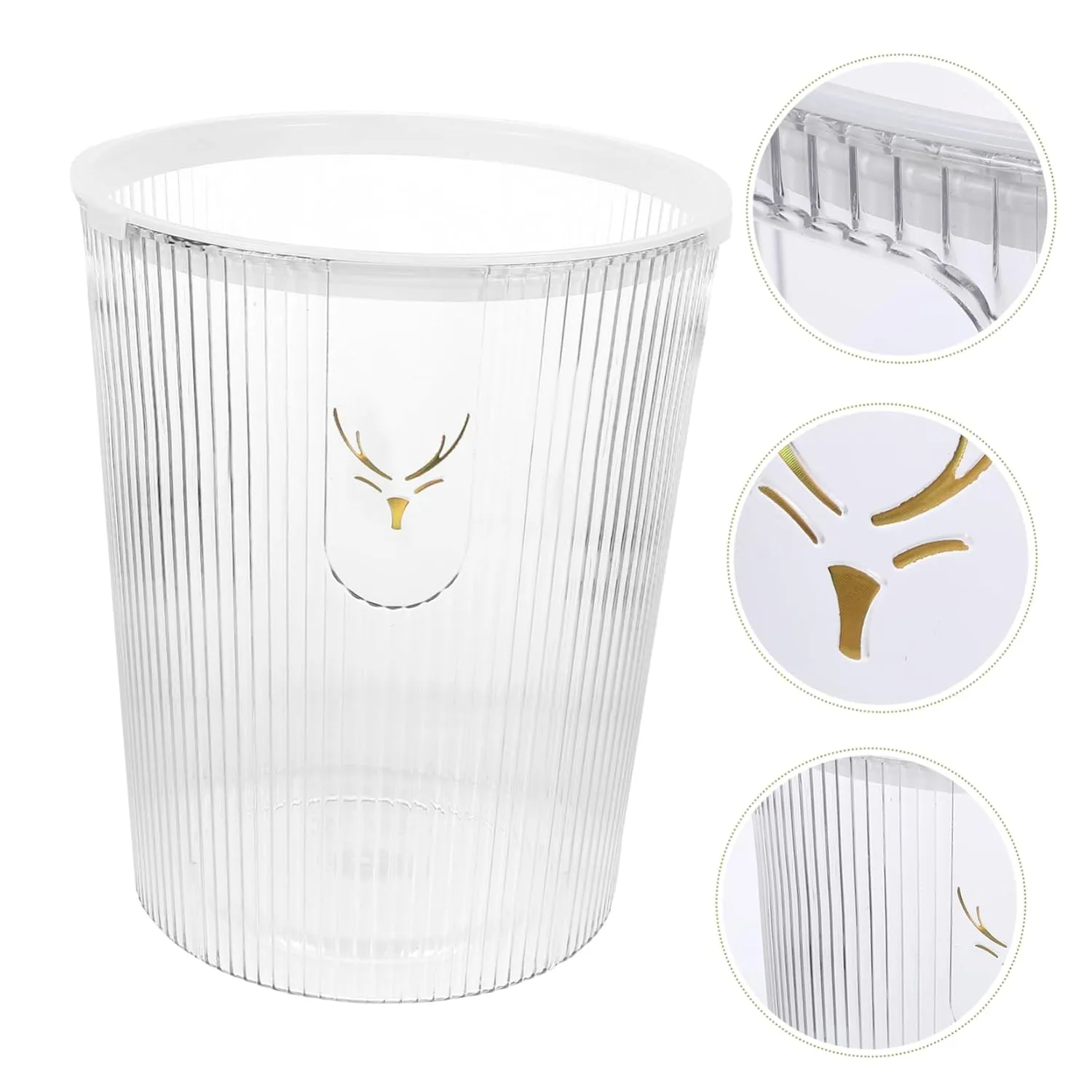 WATIIFUFU kitchen bin trash bin estuche espack Basurero de PET garbage bin Basurero para baño trash can Basura contenedores para
