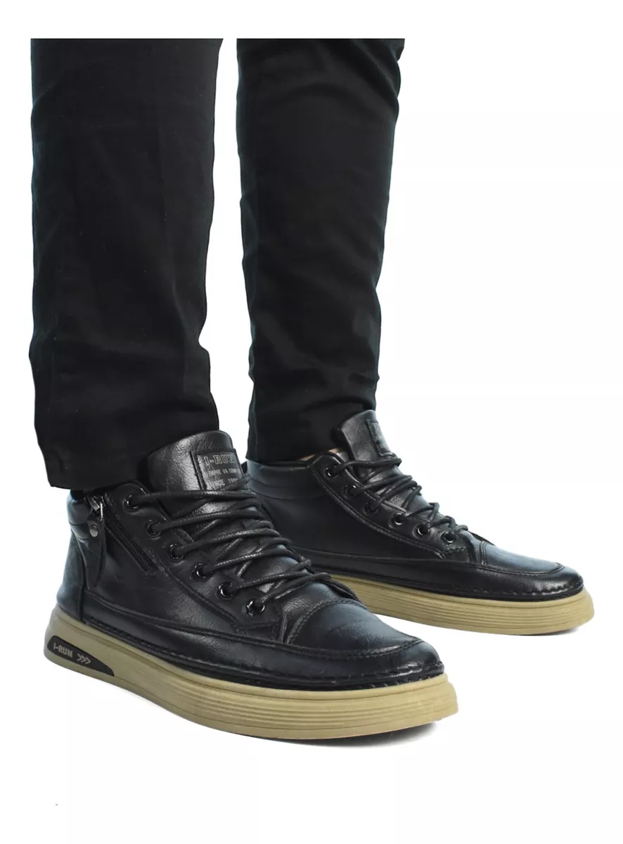 Zapatilla Botita Urbana Hombre Importado Ecocuero Irun 2002