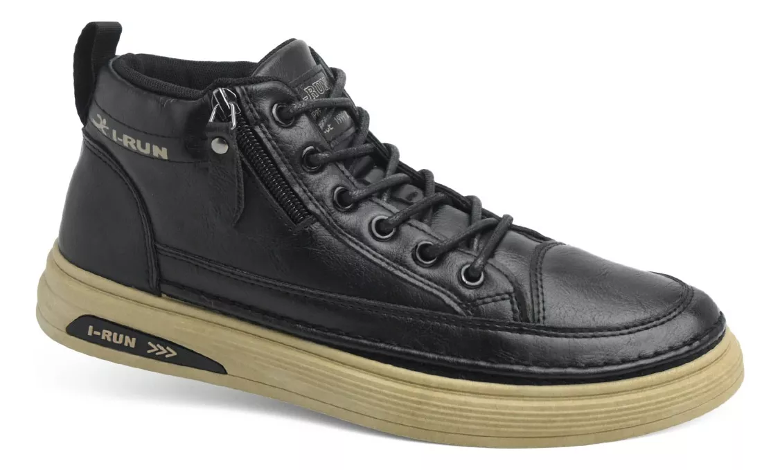 Zapatilla Botita Urbana Hombre Importado Ecocuero Irun 2002