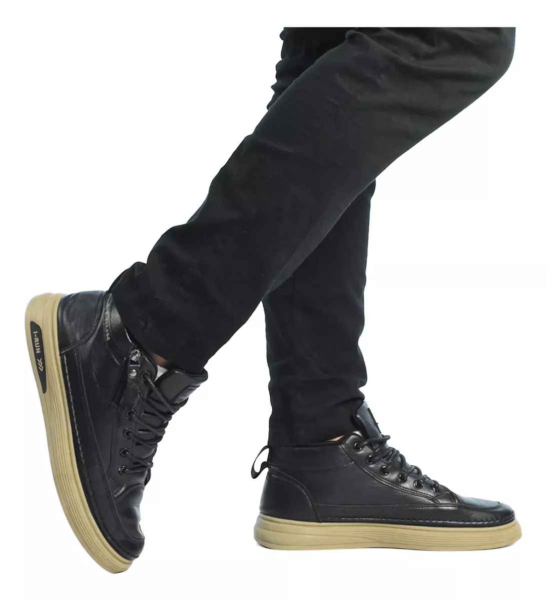 Zapatilla Botita Urbana Hombre Importado Ecocuero Irun 2002