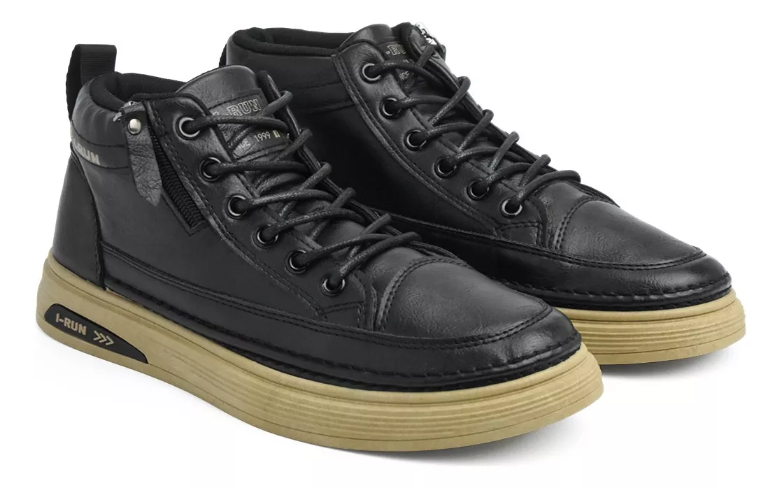Zapatilla Botita Urbana Hombre Importado Ecocuero Irun 2002