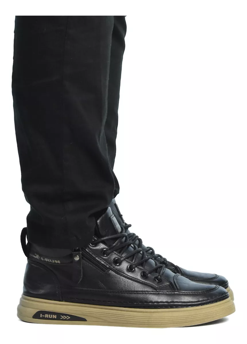 Zapatilla Botita Urbana Hombre Importado Ecocuero Irun 2002