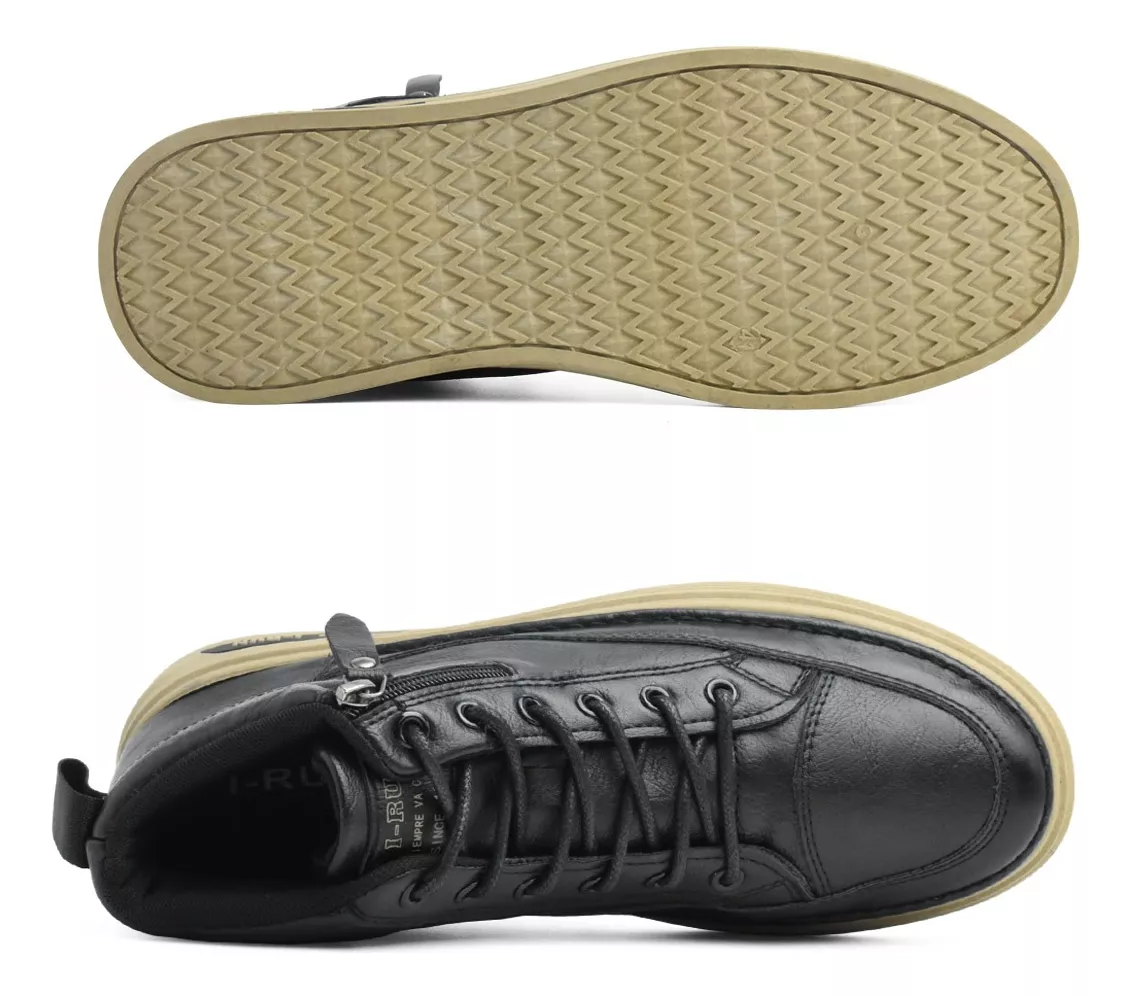 Zapatilla Botita Urbana Hombre Importado Ecocuero Irun 2002