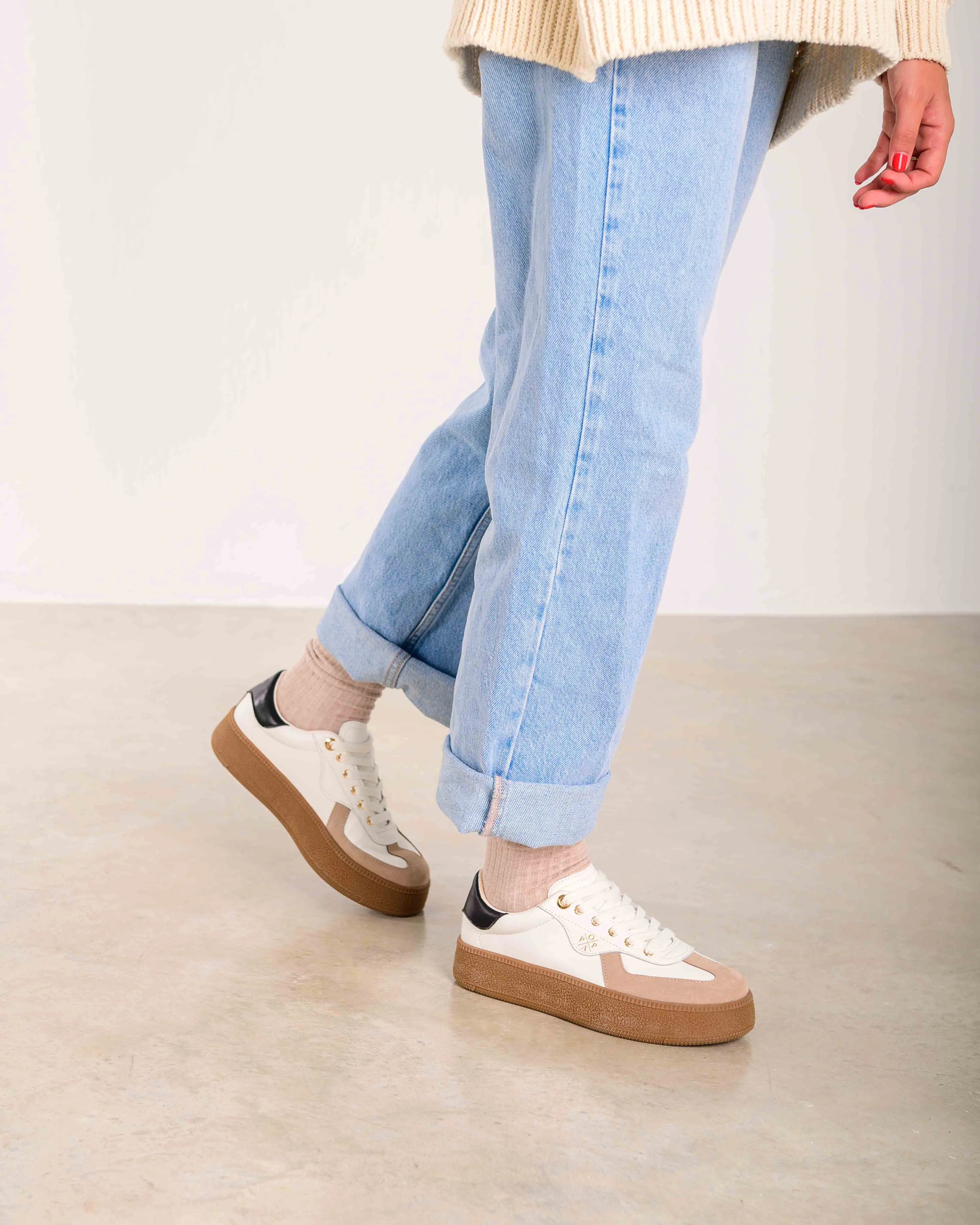 Zapatilla Plataforma Noble Blanco