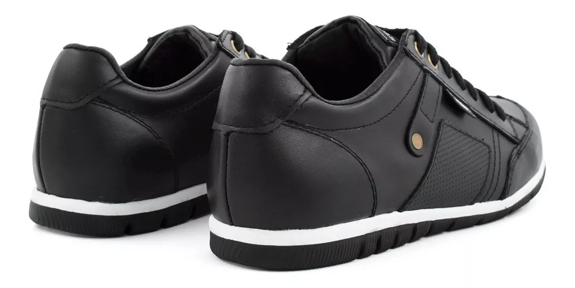 Zapatilla Urbana Hombre Comoda Cuero Vacuno Stone 1923