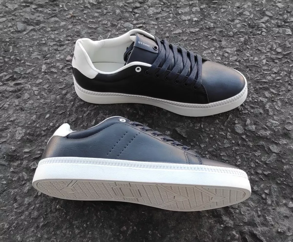 Zapatilla Urbana Hombre Eco Cuero Stone 8102