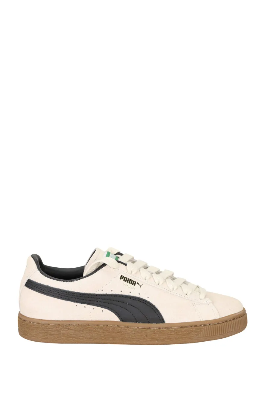 Zapatillas beige con negro 